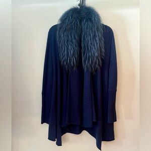 Izzy Fox Fur Sweater by Alice + Olivia